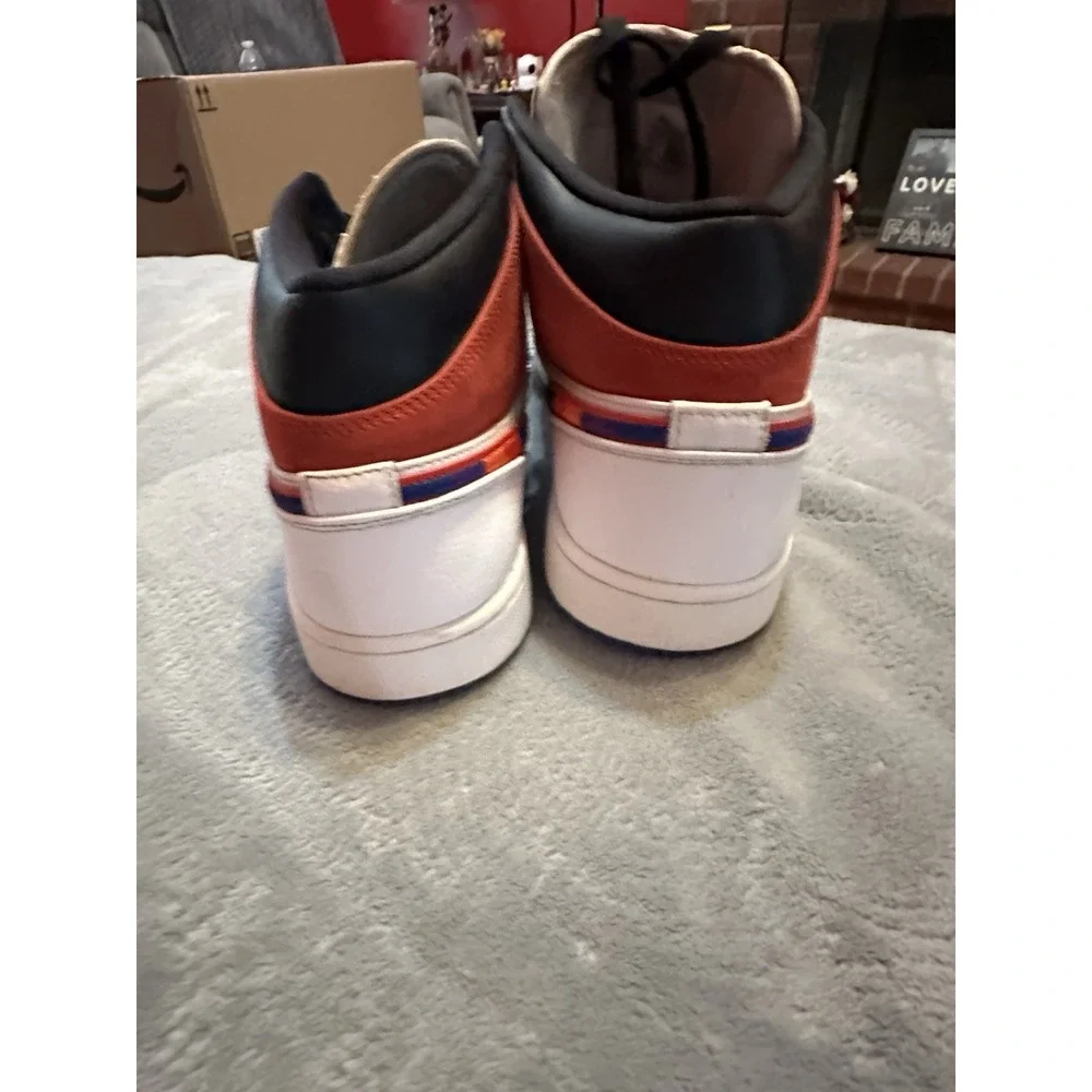 Nike Air Jordan 1 Mid Multi Color Swoosh‎ White Racer 13's 852542-146